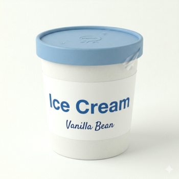 tub of ice cream