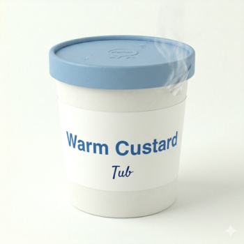 Tub Of Warm Custard
